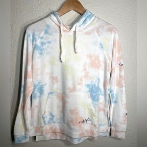 Ocean Drive Tie Dye Lightweight Hoodie S